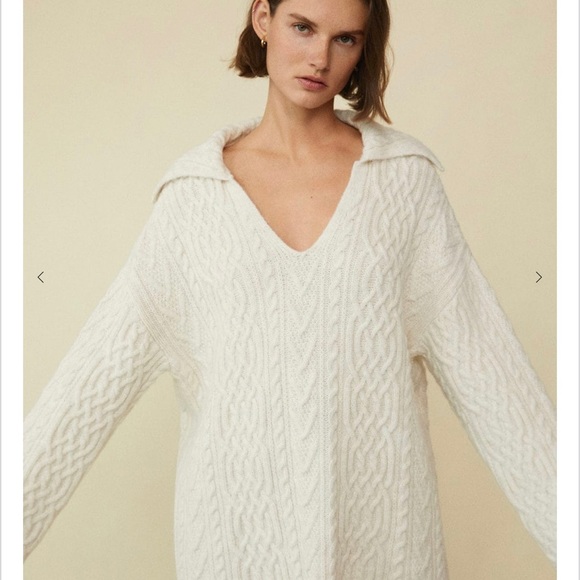 Mango Cable Knit Sweater Size Small - Picture 4 of 4